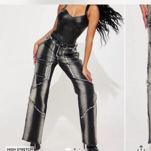 Stylish Black Denim Women's Pants